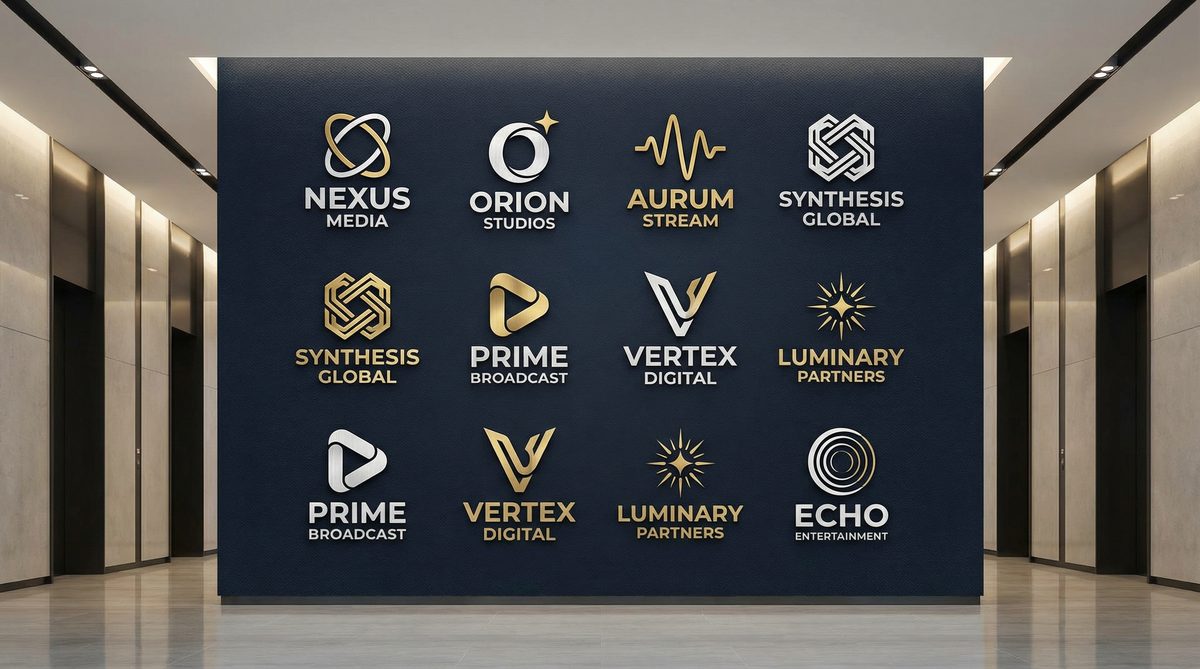 糖心vlog合作影视品牌Logo墙